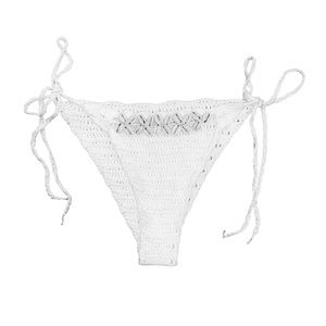 NWOT Women's Handmade Seashell Triangle Crochet Bikini Bottom Size M